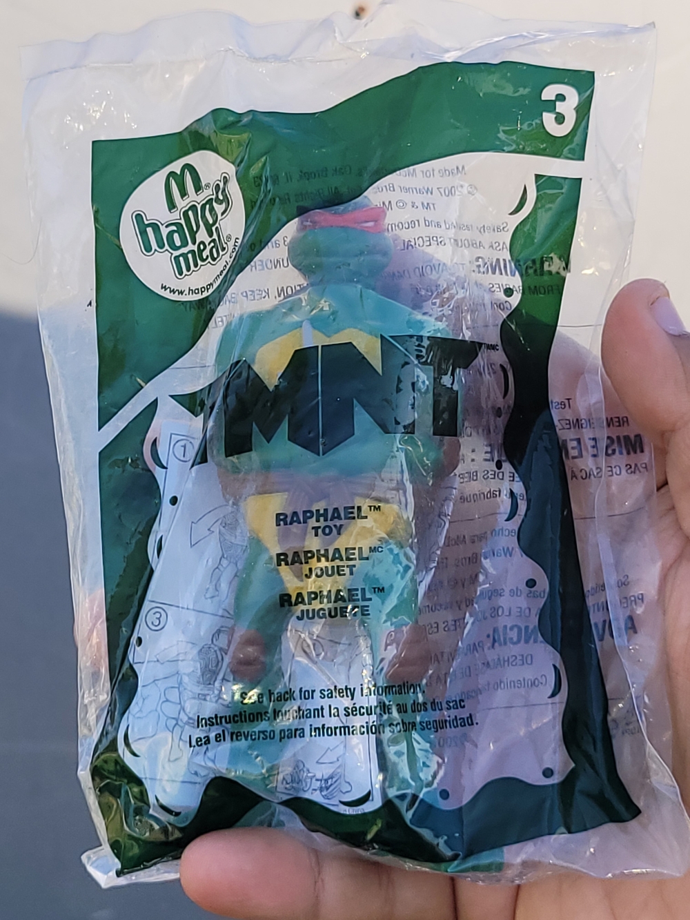 McDonald's Happy Meal Toy - Raphel - Teenage Mutant Ninja Turtle - 2007 - #3